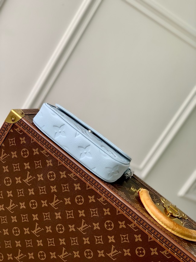 Louis Vuitton NEW Wallet On Chain Ivy M83637 Blue Washed