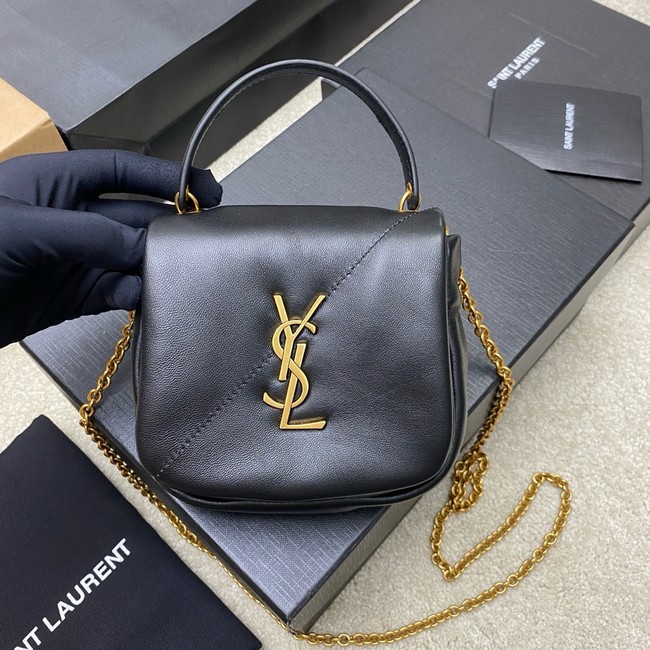 Saint Laurent IN BOX LEATHER 801362 black