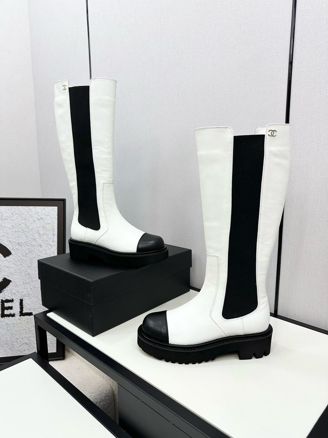 Chanel WOMENS HIGH BOOTS Lambskin heel 55234-3