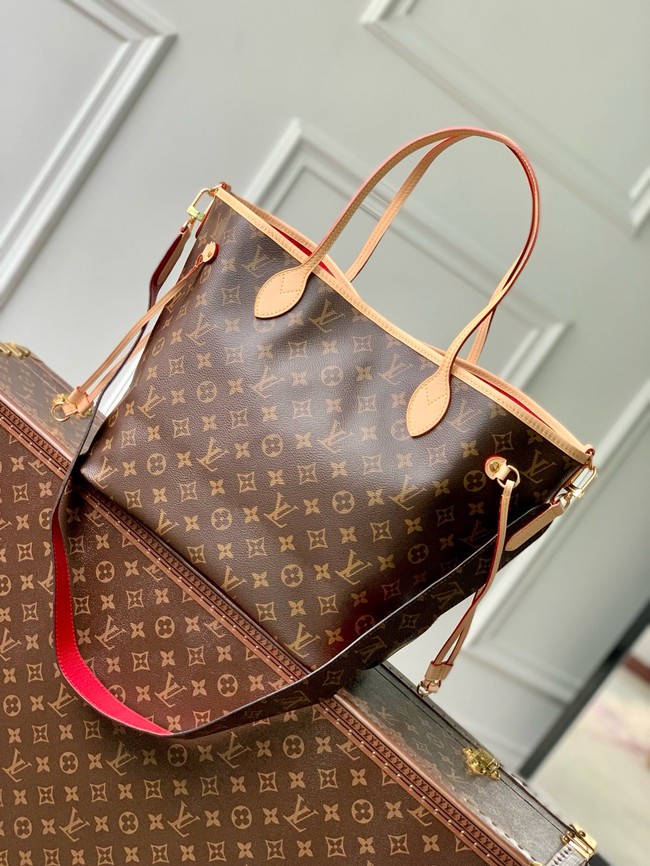 Louis Vuitton REVERSIBLE - EARLY ACCESS Neverfull Bandouliere Inside Out MM M12096 red