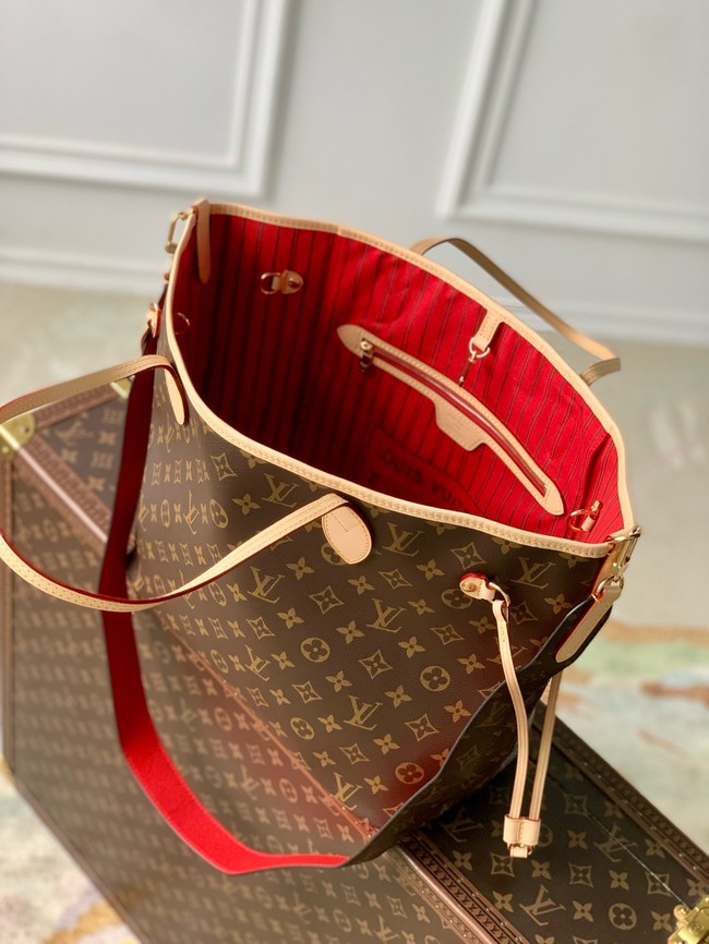 Louis Vuitton REVERSIBLE - EARLY ACCESS Neverfull Bandouliere Inside Out MM M12096 red