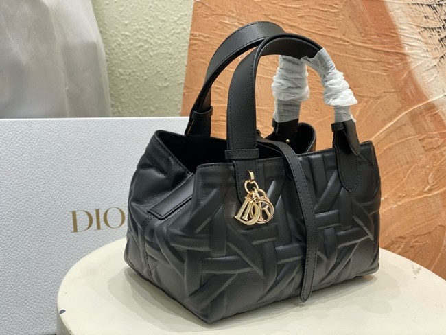 Small Dior Toujours Bag Graphic Cannage M2822O black