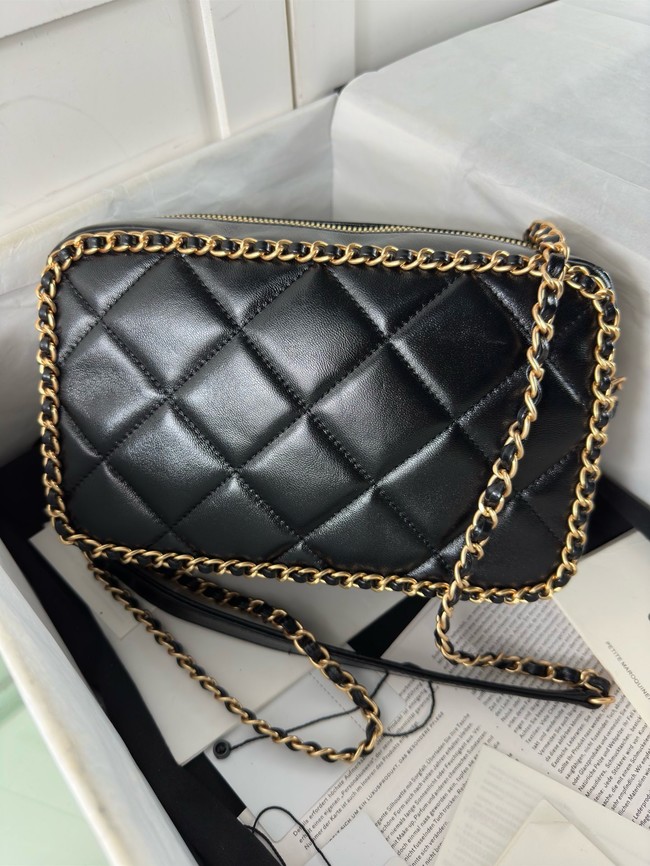 Chanel SMALL CAMERA CASE AS5086 black