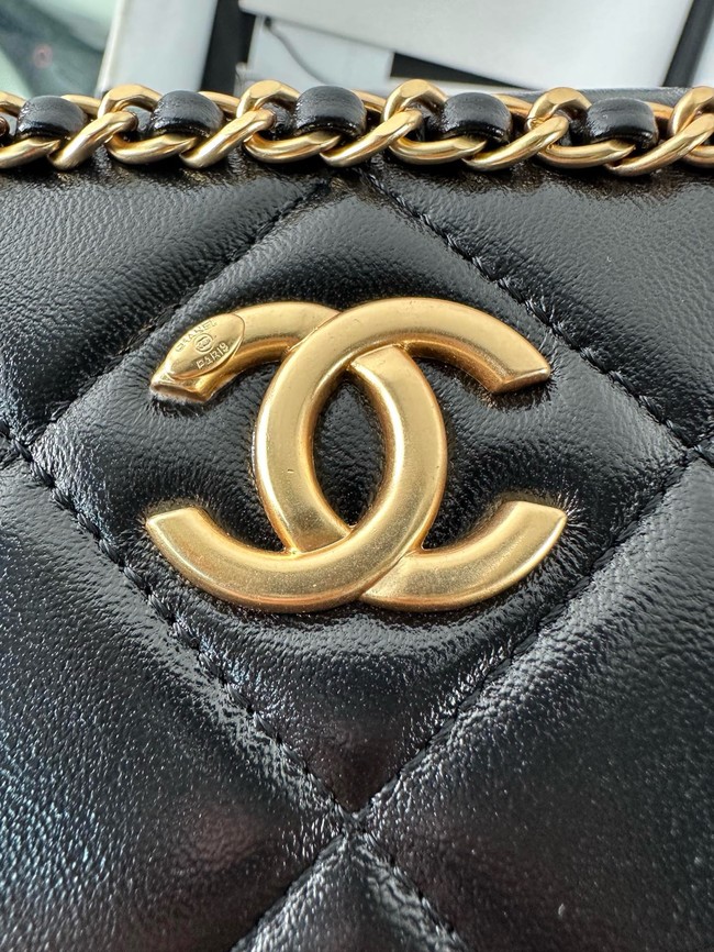 Chanel SMALL CAMERA CASE AS5086 black