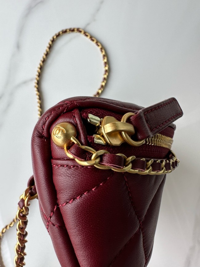 Chanel WAIST BAG AS4991 Burgundy