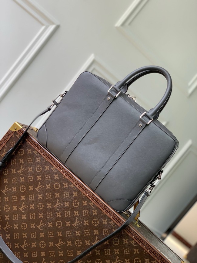 Louis Vuitton Porte Documents Voyage PM M11659 Roche Gris Gray