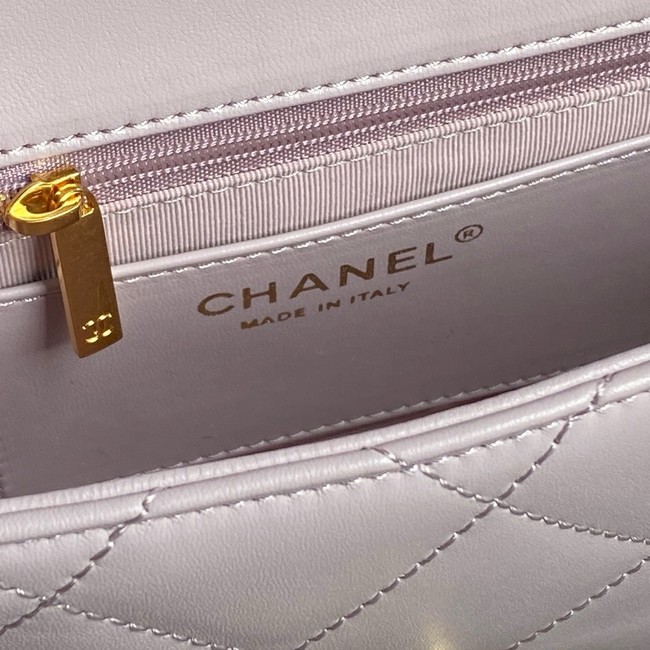 Chanel FLAP BAG AS5174 Light purple