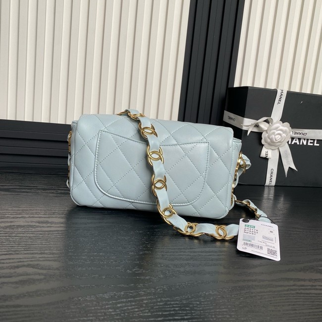 Chanel SMALL FLAP BAG AS5174 light blue