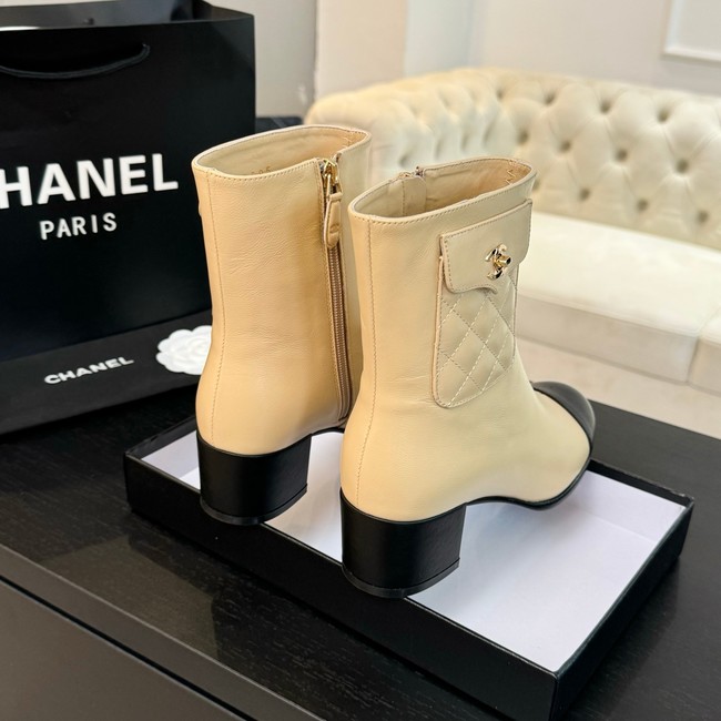 Chanel WOMENS SHORT BOOTS 55275-3