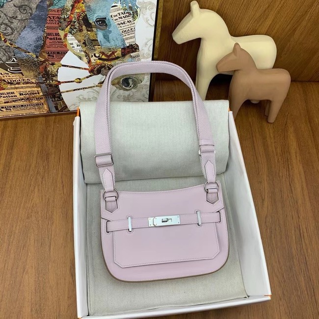 Hermes Original Leather 23CM Mini Jypsiere H0880 light pink