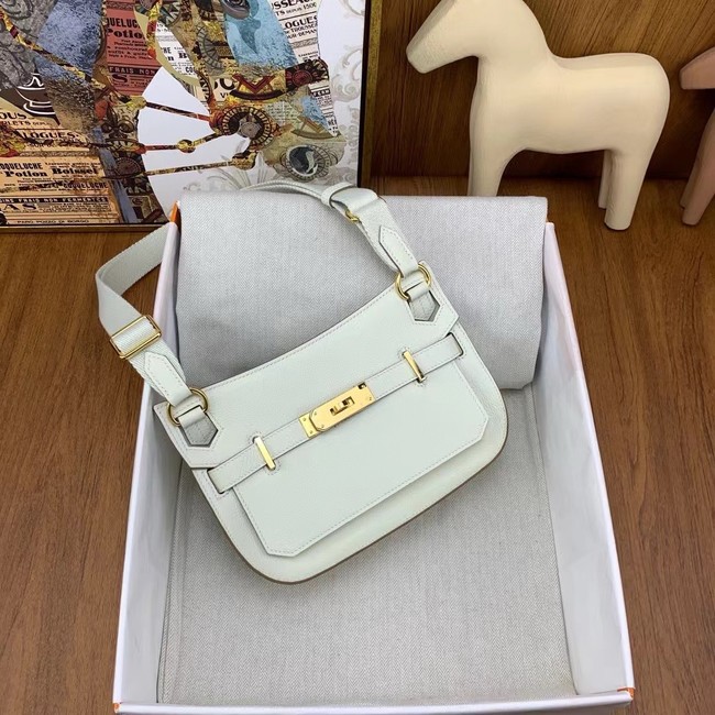 Hermes Original Leather 23CM Mini Jypsiere H0880 white