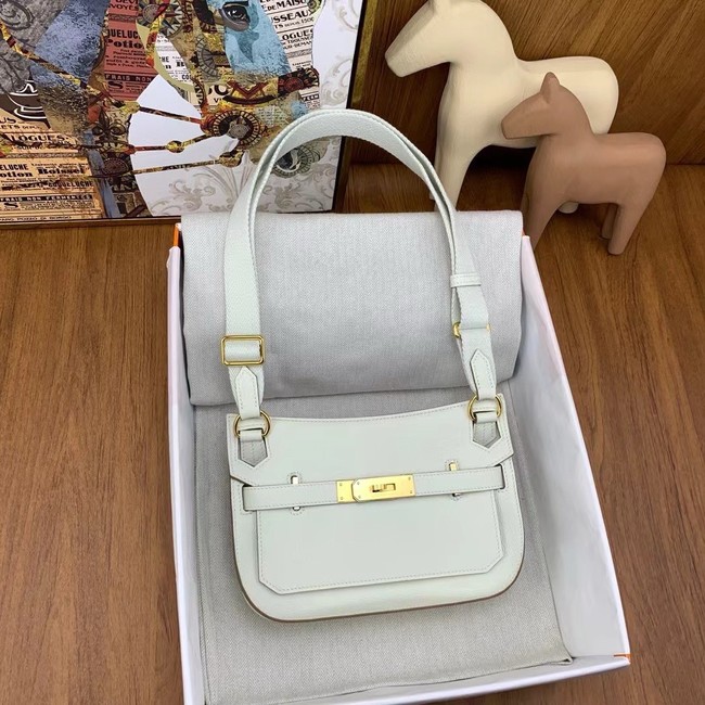 Hermes Original Leather 23CM Mini Jypsiere H0880 white