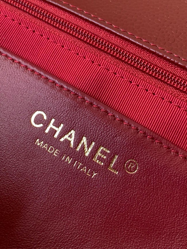 Chanel FLAP BAG AS5182 Burgundy