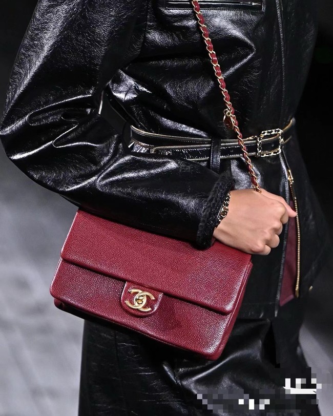 Chanel FLAP BAG AS5186 Burgundy