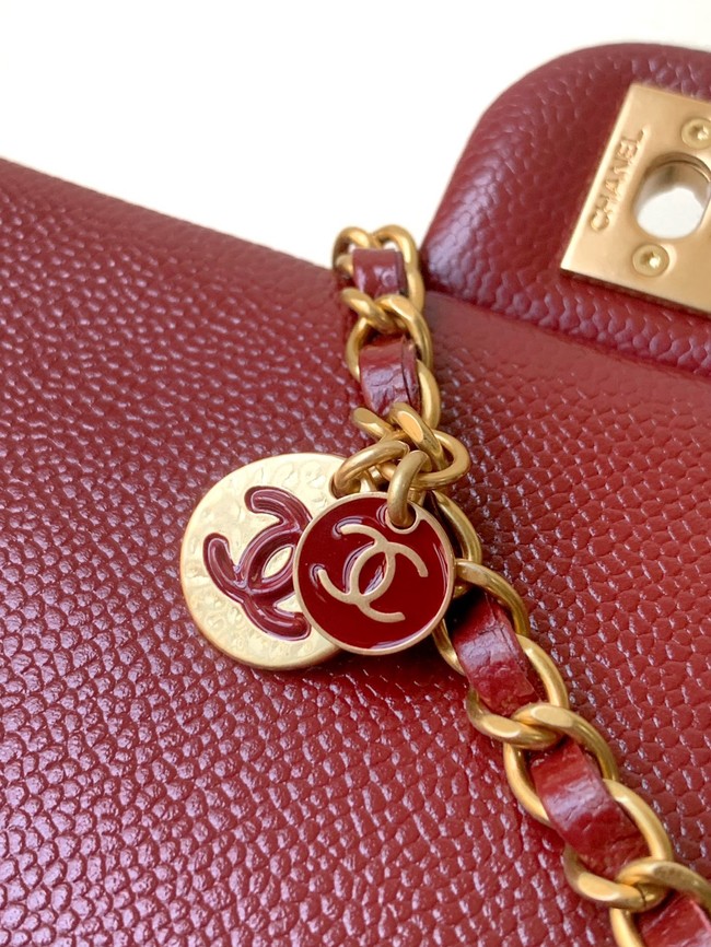 Chanel FLAP BAG AS5186 Burgundy