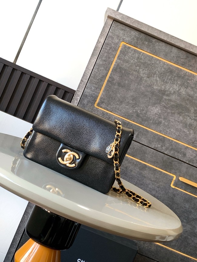 Chanel MINI FLAP BAG S5218 BLACK