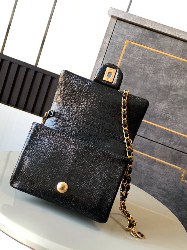 Chanel MINI FLAP BAG S5218 BLACK