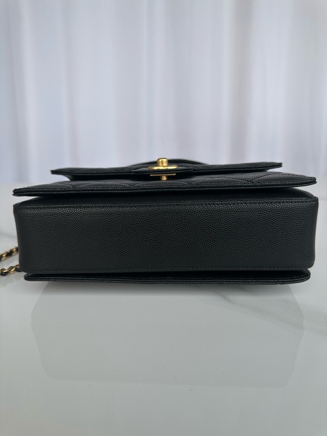 Chanel FLAP BAG WITH TOP HANDLE AS5166 black