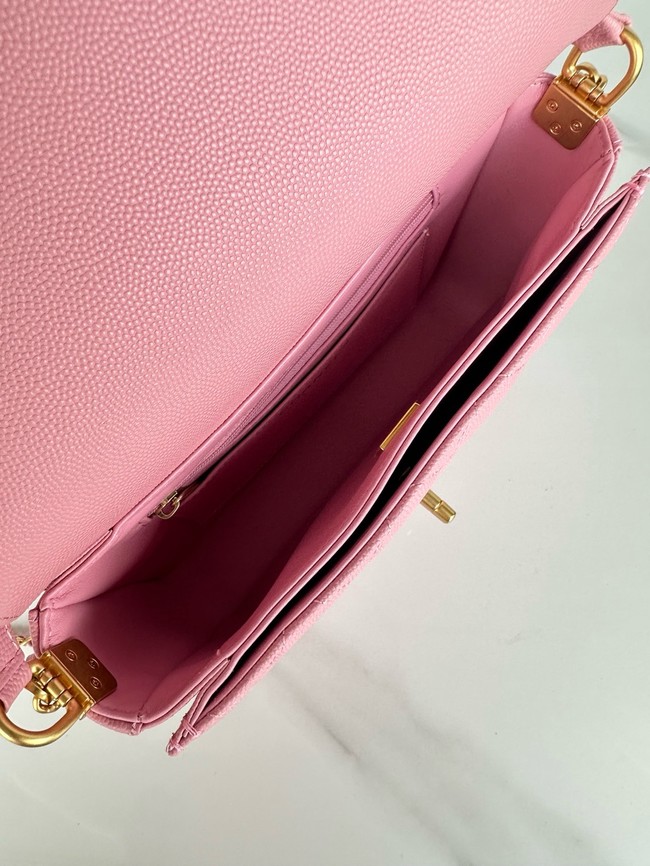 Chanel FLAP BAG WITH TOP HANDLE AS5166 pink