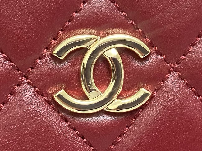 CHANEL BOX BAG AS5168 Burgundy