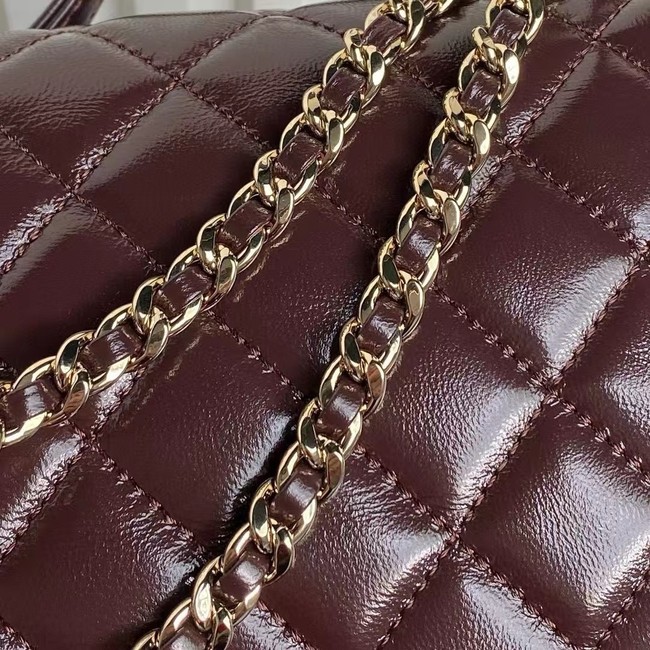 Chanel CAMERA CASE AS5222 Burgundy