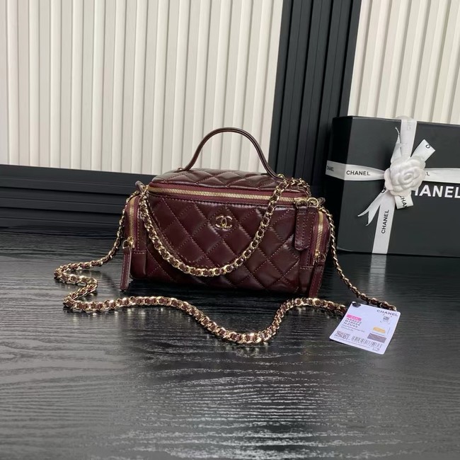 Chanel CAMERA CASE AS5222 Burgundy