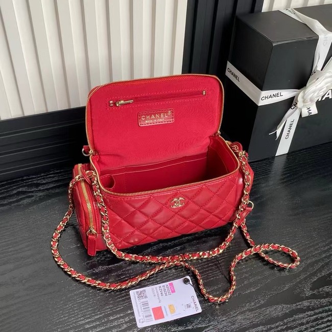 Chanel CAMERA CASE AS5222 red