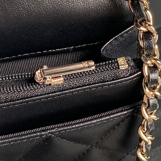 Chanel WALLET ON CHAIN AP4299 black