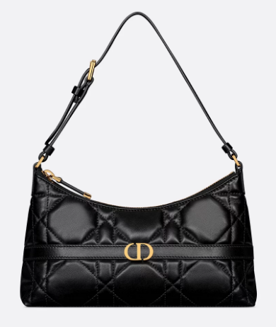 Dior Montaigne Mini Bag Macrocannage Lambskin S2381UTZQ black