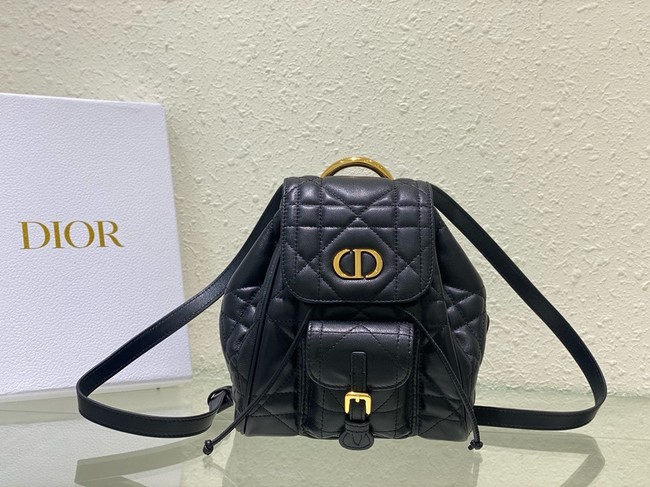 DIOR Medium Dior Caro Backpack M6302UN black