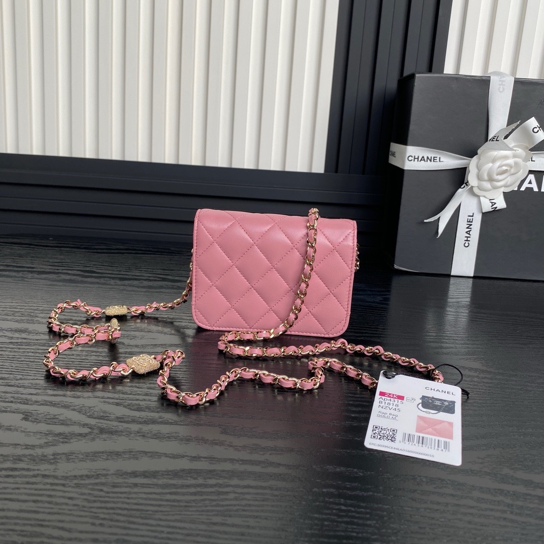 Chanel CLUTCH WITH CHAIN AP4315 pink