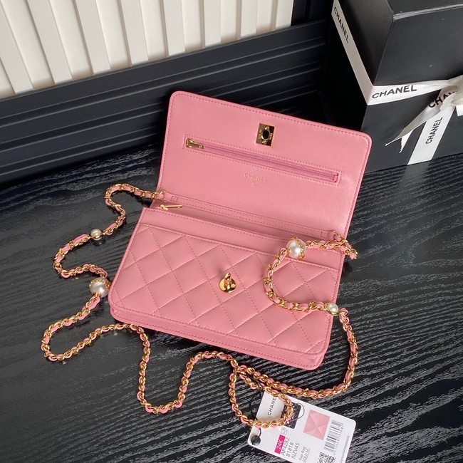 Chanel WALLET ON CHAIN AP4282 pink