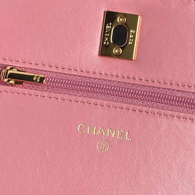 Chanel WALLET ON CHAIN AP4282 pink