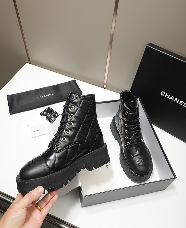 Chanel WOMENS SHORT BOOTS 55704-3