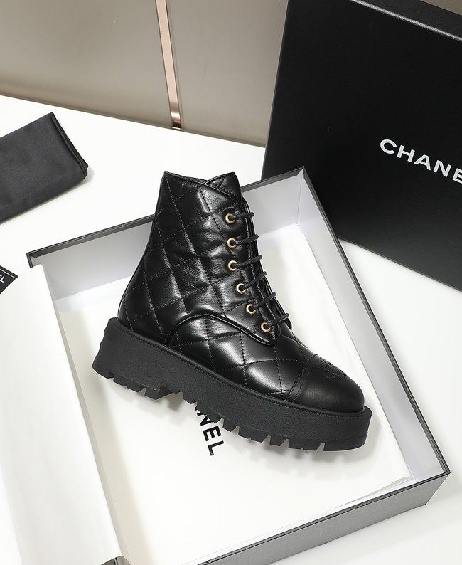 Chanel WOMENS SHORT BOOTS 55704-3