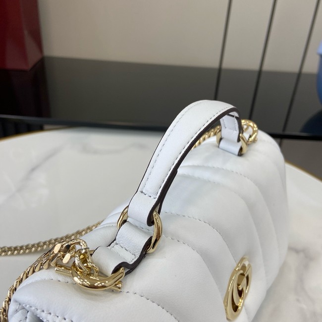 Gucci GG MILANO MINI TOP HANDLE BAG 806017-1 White