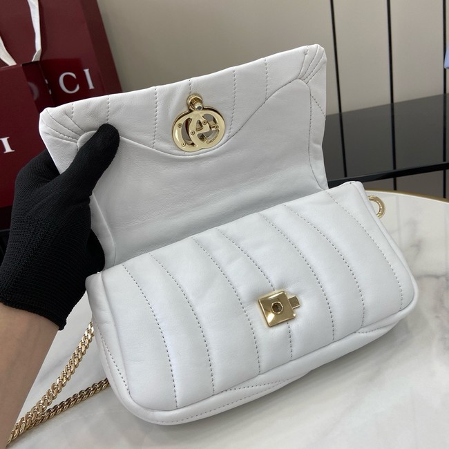 Gucci GG MILANO MINI TOP HANDLE BAG 806017-1 White