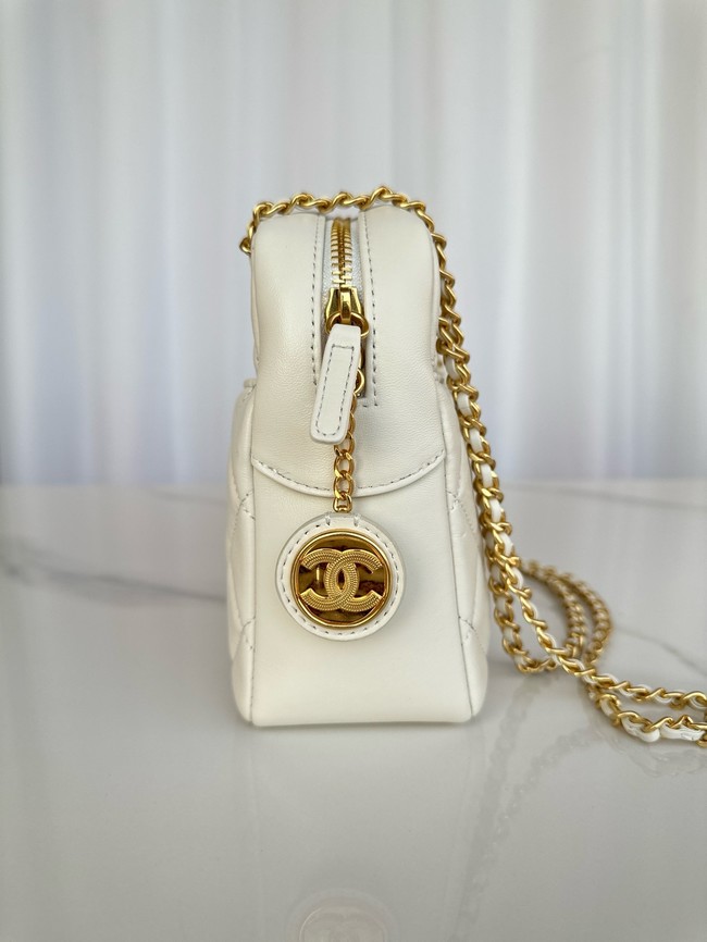 Chanel CAMERA CASE AS5187 WHITE