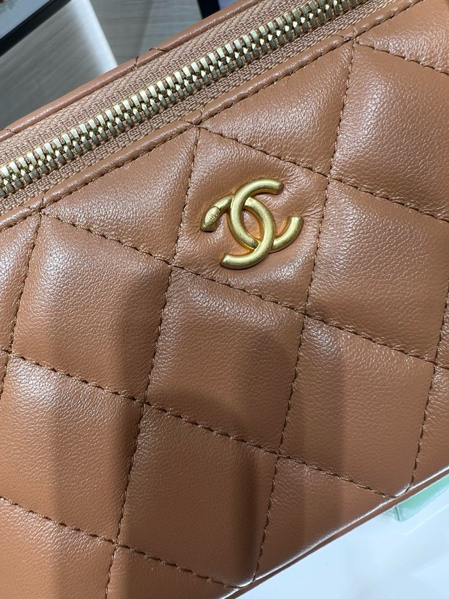 Chanel CLUTCH WITH CHAIN AP2303 Camel