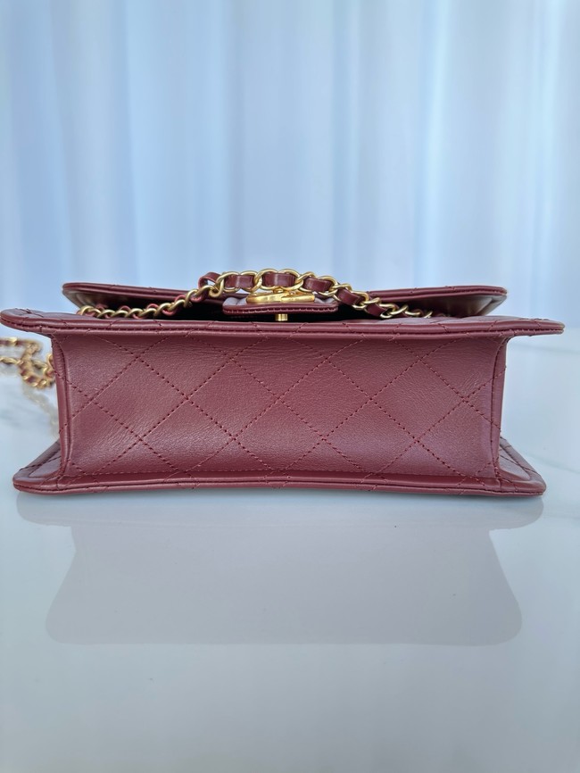 Chanel FLAP BAG AS5225 Burgundy