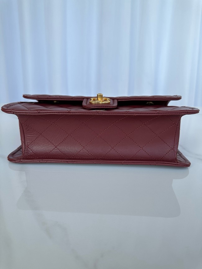 Chanel LARGE FLAP BAG AS5145 Burgundy