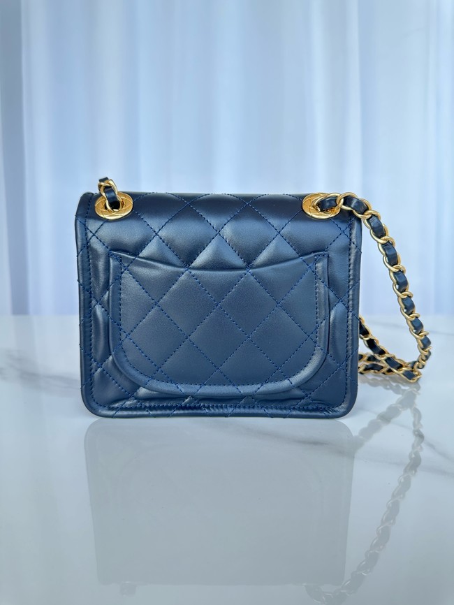 Chanel MINI CLASSIC HANDBAG AS5226 Navy Blue