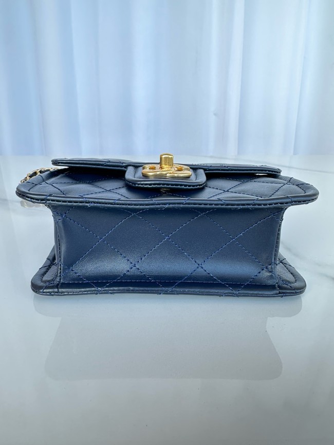 Chanel MINI CLASSIC HANDBAG AS5226 Navy Blue