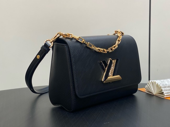 Louis Vuitton Twist MM M24630 Black