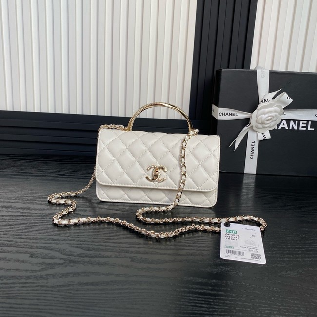 Chanel CLUTCH WITH CHAIN AP4293 WHITE