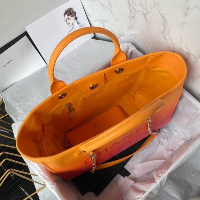 Chanel SHOPPING BAG AS3351 ORANGE