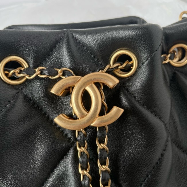 Chanel SMALL BUCKET BAG AS5094 black