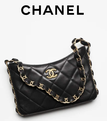 Chanel HOBO HANDBAG AS5177 black