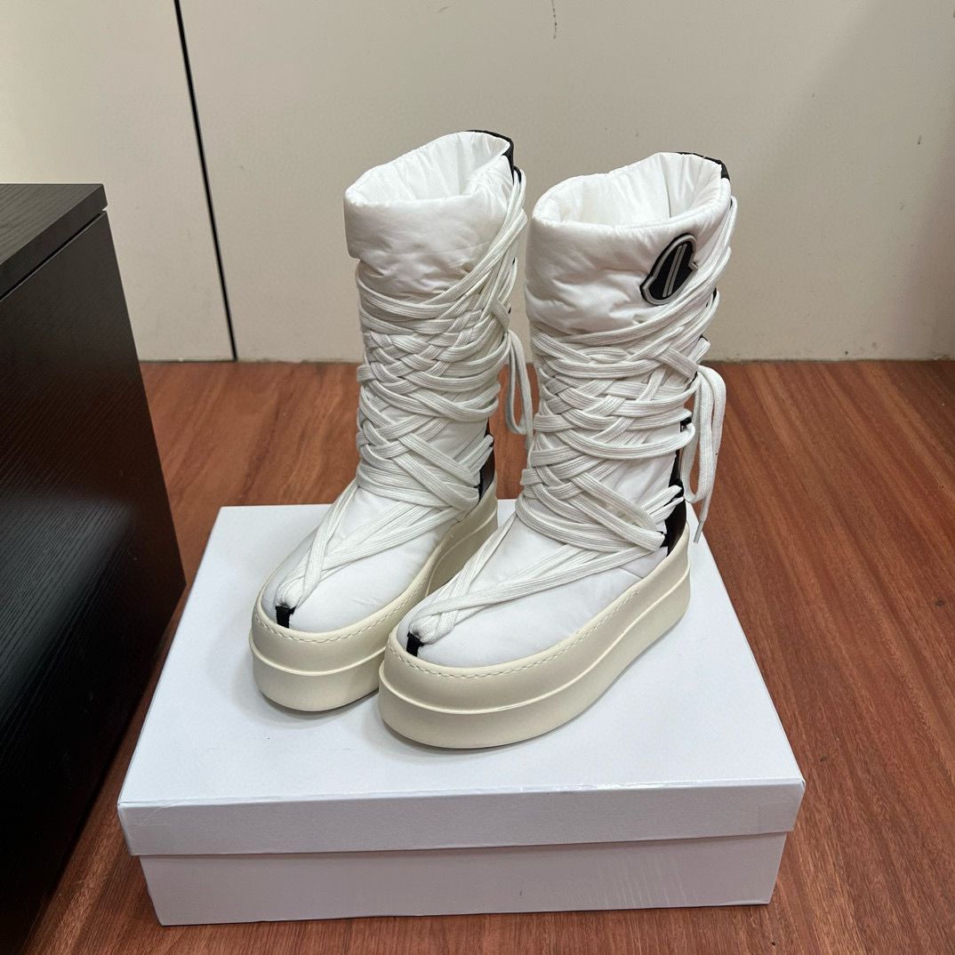 Moncler Mens Boots Shoes M1780 White