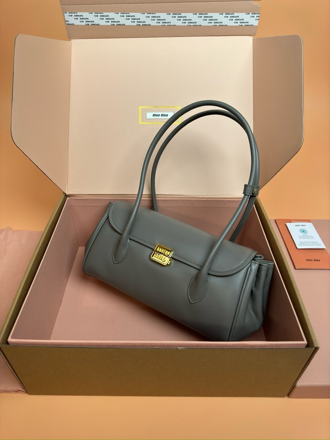 MIU MIU Leather Handle Bag 2233 gray